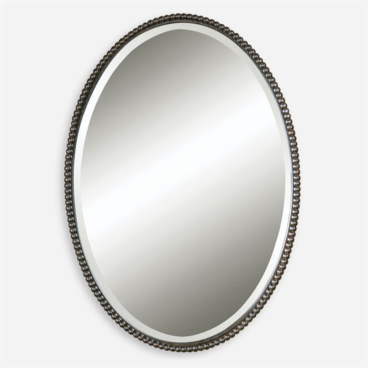 Sherise - Oval Mirror - Bronze