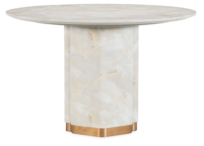 Eleana - Round Dining Table - White