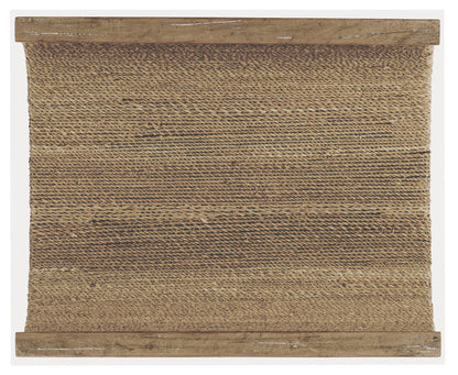 Melange - Lenny Woven End Table