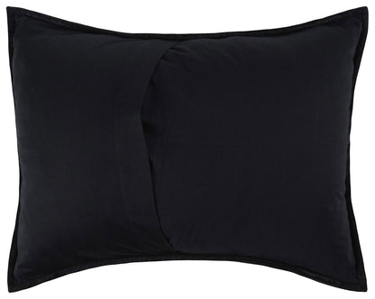 Bari - Velvet Standard Sham - Onyx