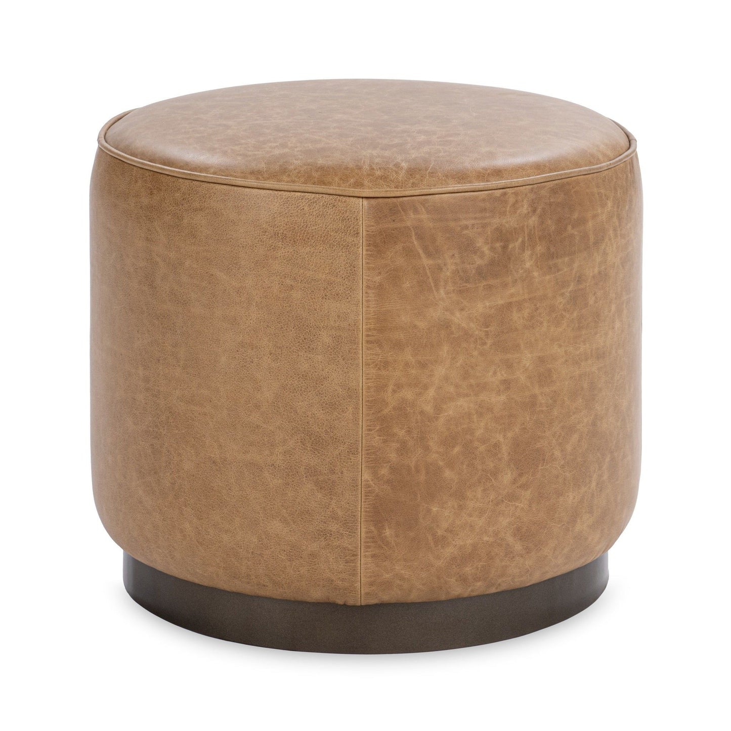 Clair - Leather Round Table