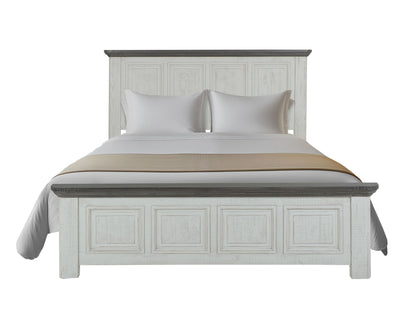 Luna - King Headboard - Off-White / Gray