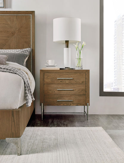Chapman - 3-Drawer Nightstand - Light Brown