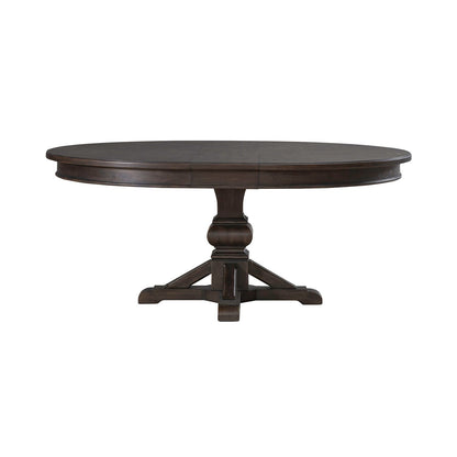 Paradise Valley - Round Pedestal Table Base - Saddle Brown