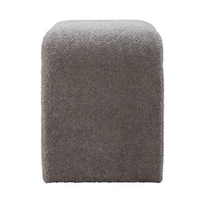Cascade Falls - Upholstered Accent Stool - Gray