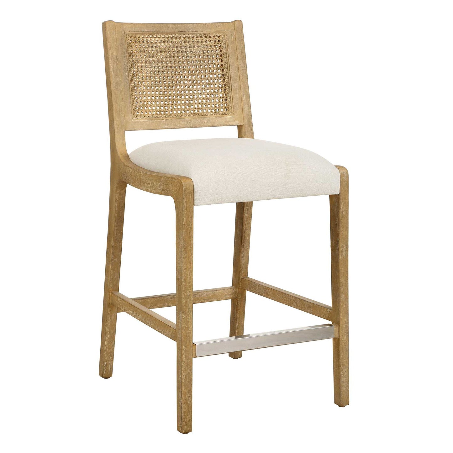 Interweave - Coastal Rattan Counter Stool - Brown