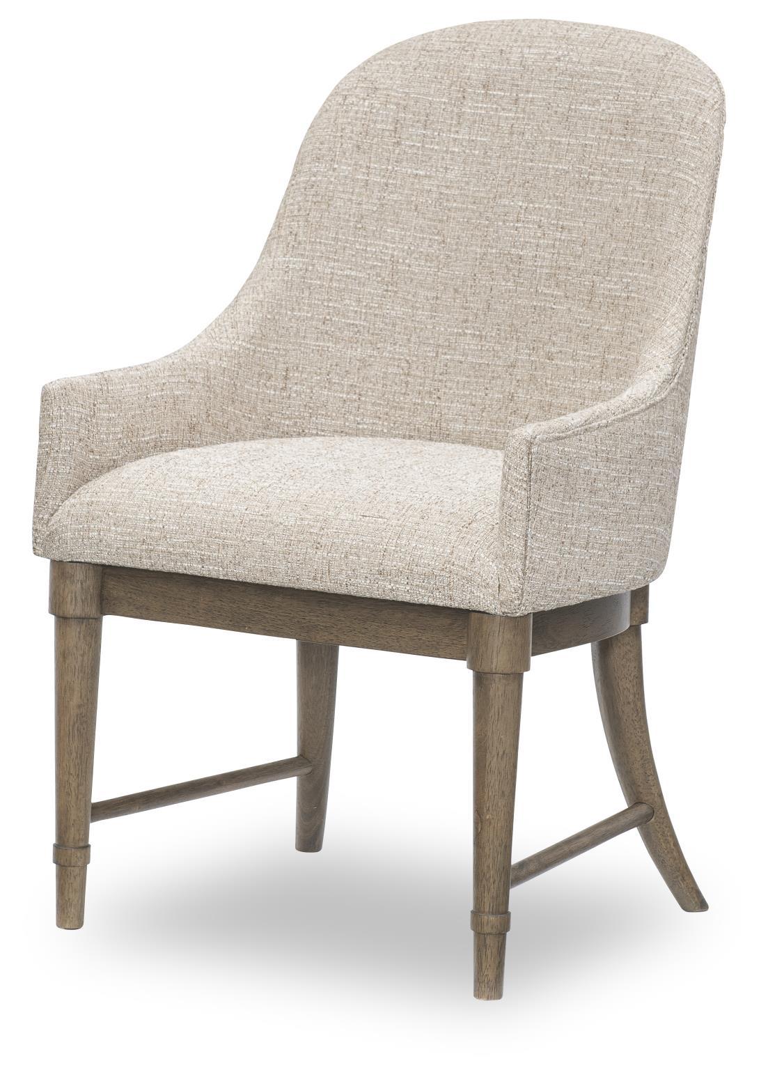 Seraphina - Upholstered Arm Chair (Set of 2) - Midnight Oak