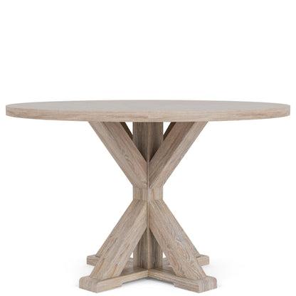 Rosalie - Round Dining Table Base - Natural