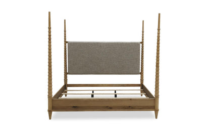 Seraphina - King Poster Footboard - Sunlit Oak