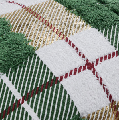 Holiday - VE Plaid Texture Pillow