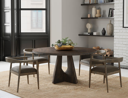 Balam - Cross Table Base - Dark Brown