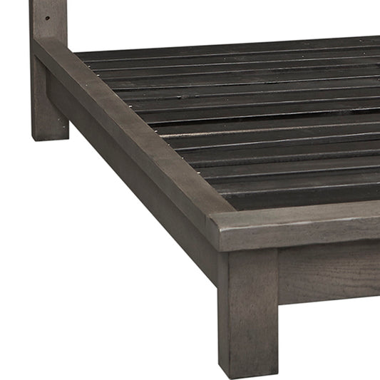 Modern Farmhouse - California King Platform Rails - Gray