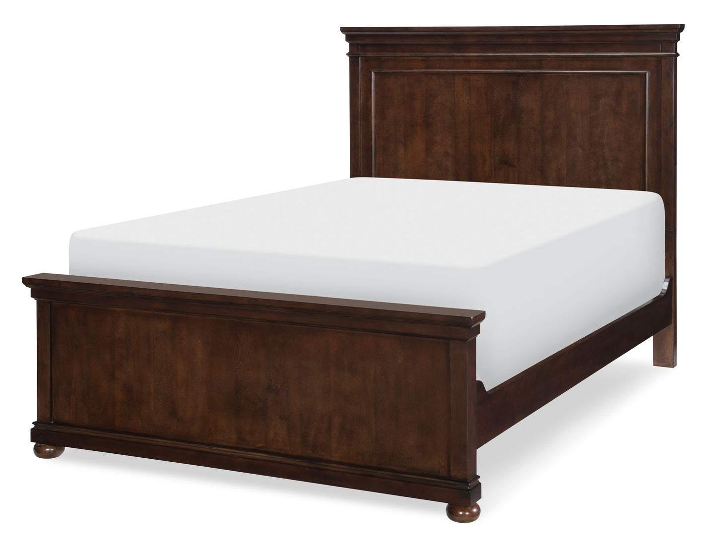 Canterbury - Full Panel Footboard With Slat Roll - Warm Cherry
