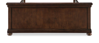 Canterbury - Full Panel Footboard With Slat Roll - Warm Cherry