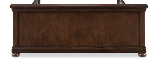 Canterbury - Full Panel Footboard With Slat Roll - Warm Cherry