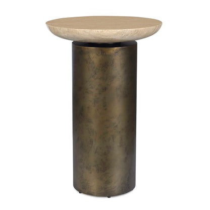 Oslo - Outdoor Accent Table - Brass