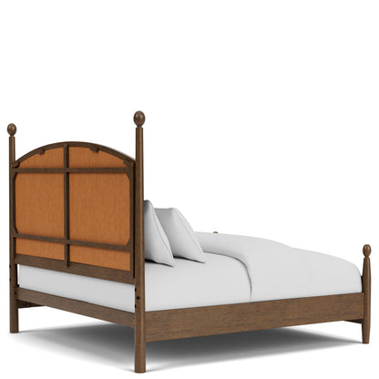 Calhoun - King Upholstered Footboard - Whiskey Oak