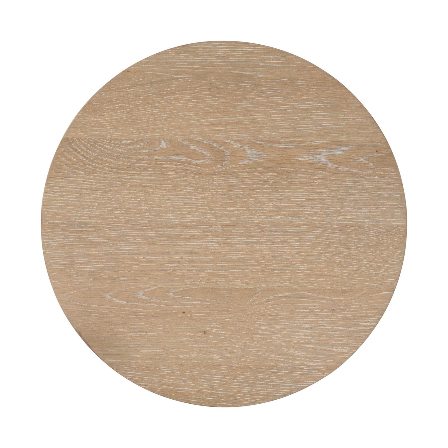 Rosalie - Woven Round Chairside Table - Light Brown