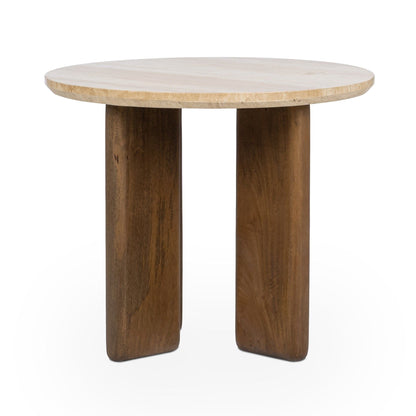 Idella - Travertine Round Table