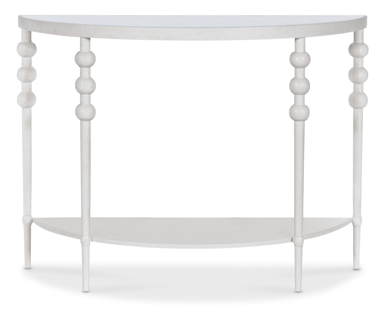 Melange - On The Bright Side Demilune Console - White
