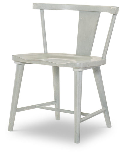 XXX's And OOO's - Splat Back Side Chair (Set of 2) - Bellflower
