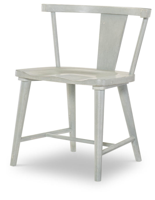 XXX's And OOO's - Splat Back Side Chair (Set of 2) - Bellflower