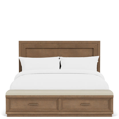 Cascade - King Panel Footboard - Casual Mink