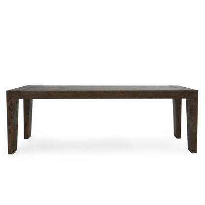 Troy - Reclaimed Oak Dining Table - Suede Brown