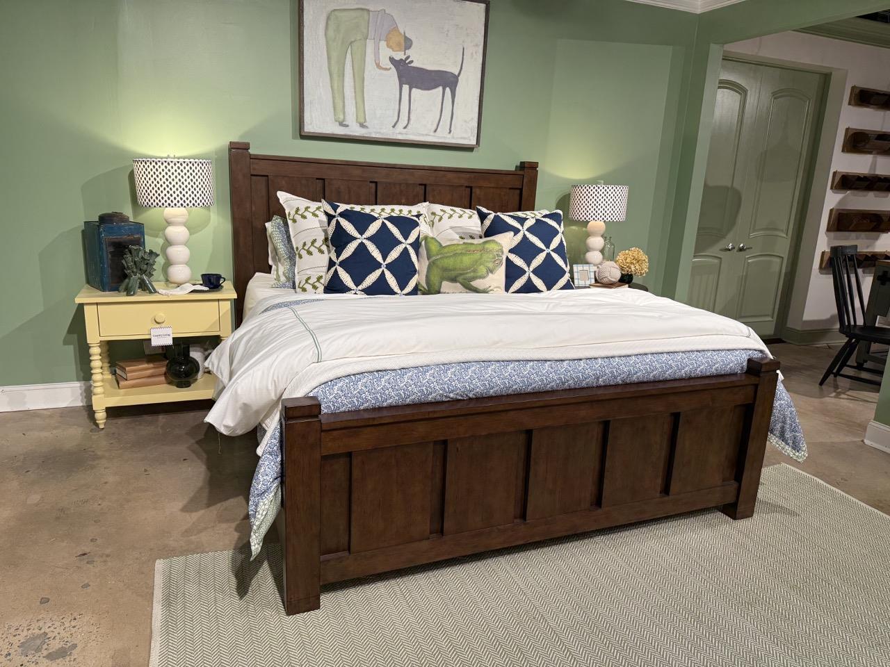 Lake House - King Panel Footboard - Pinecone