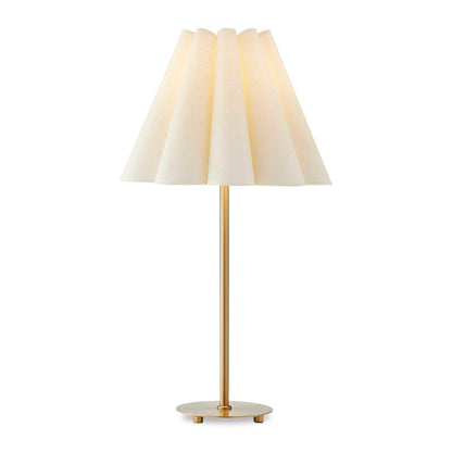 Lilabet - Fluted Shade Table Lamp - Gold