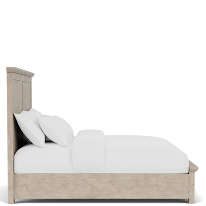 Bennett - Queen / King Storage Footboard Rails - Frosted Gray
