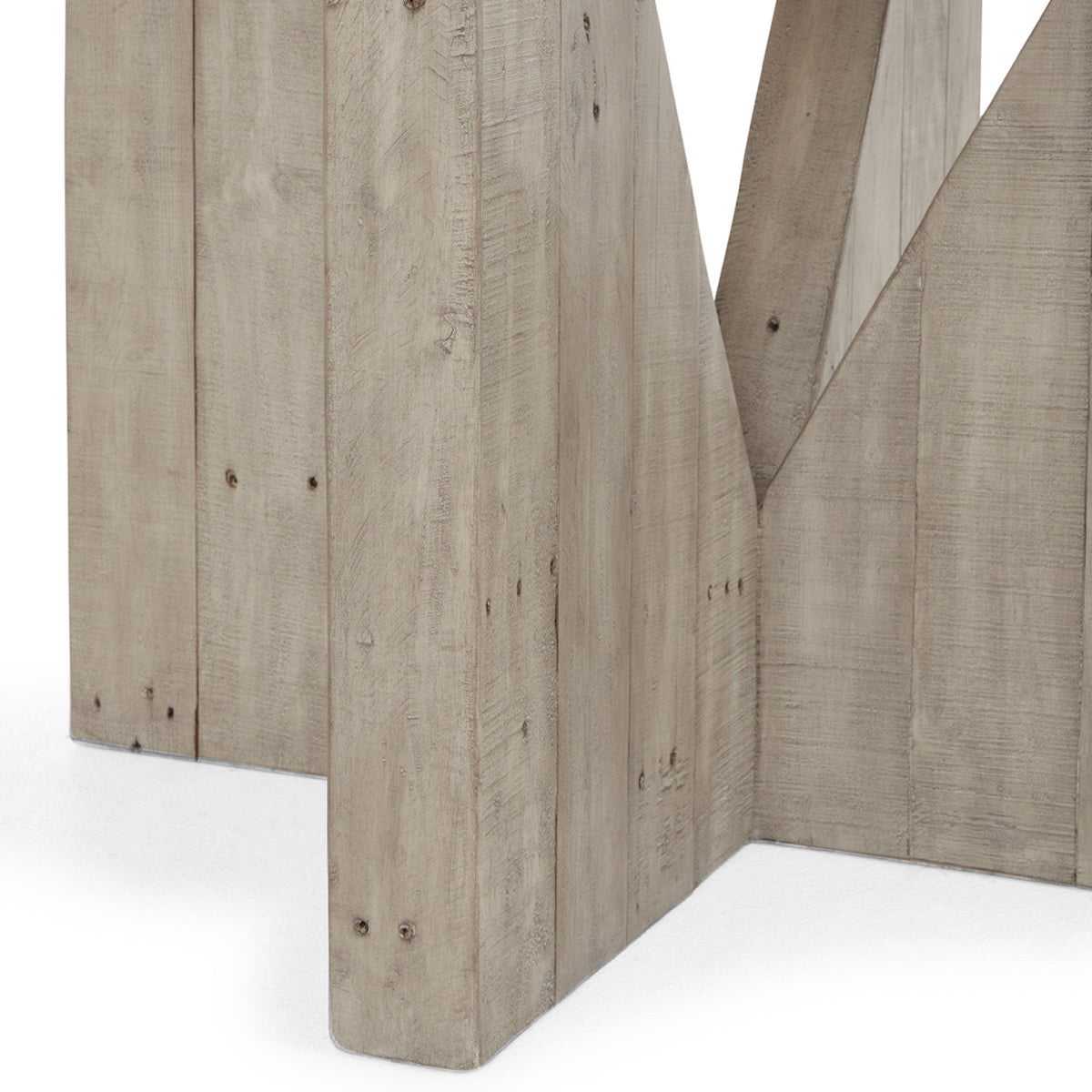 Vincent - Round Dining Table - Distressed Gray