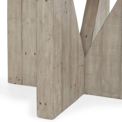 Vincent - Round Dining Table - Distressed Gray