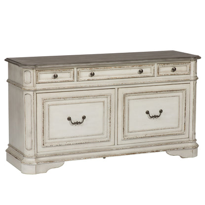 Magnolia Manor - Credenza - Antique White