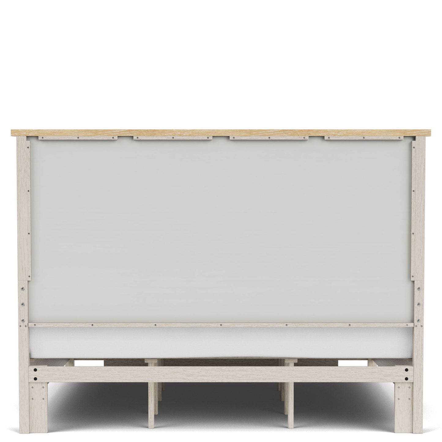 Glenndale - Queen / King Storage Rails - Aged White
