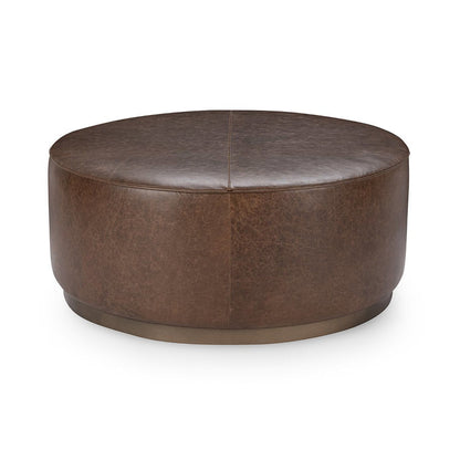 Clair - Leather Round Table