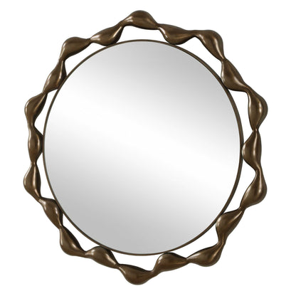 Remolino - Round Mirror - Bronze