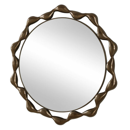 Remolino - Round Mirror - Bronze
