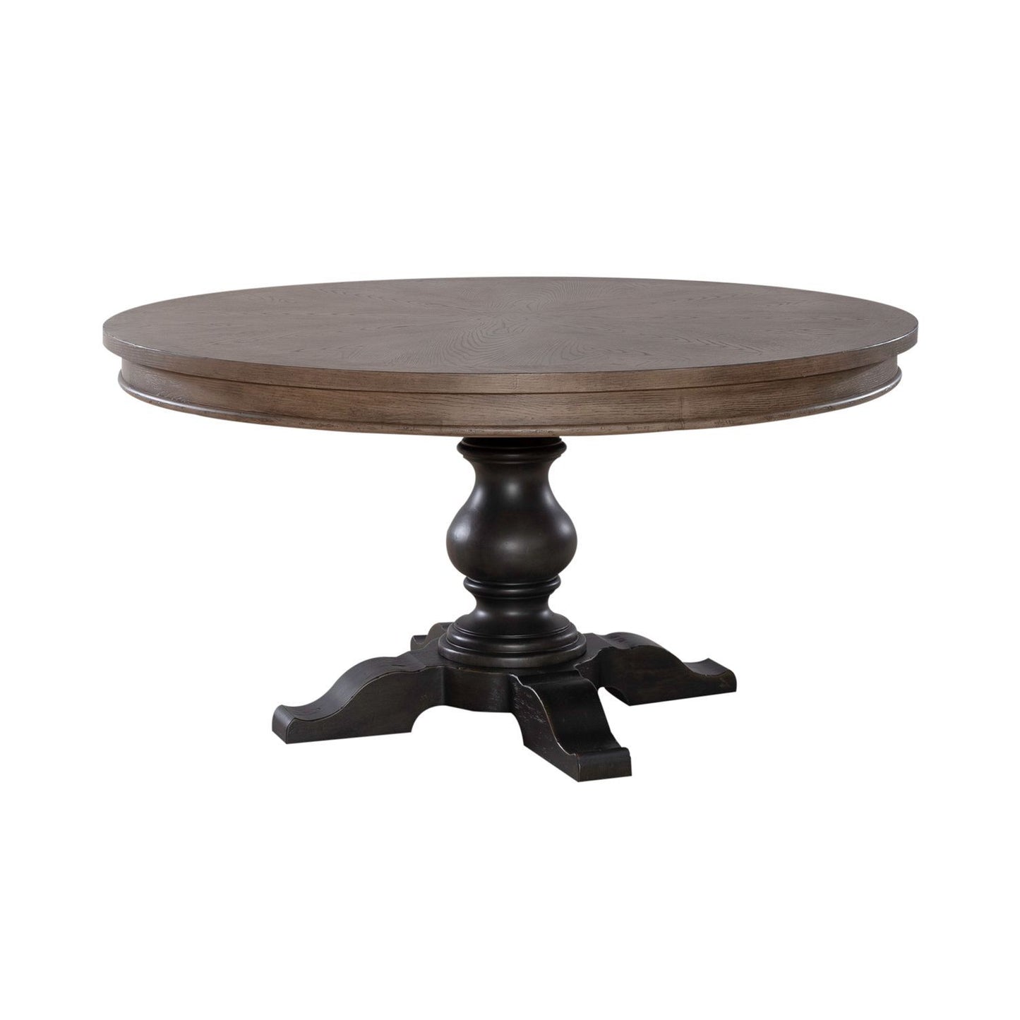 Americana Farmhouse - Single Pedestal Table Base - Black