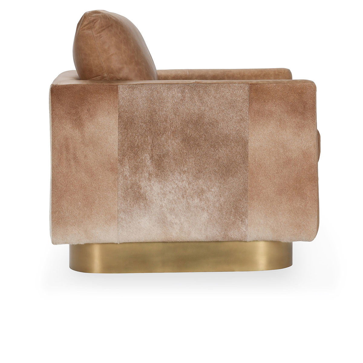 Lathe - Leather/Hide Accent Chair