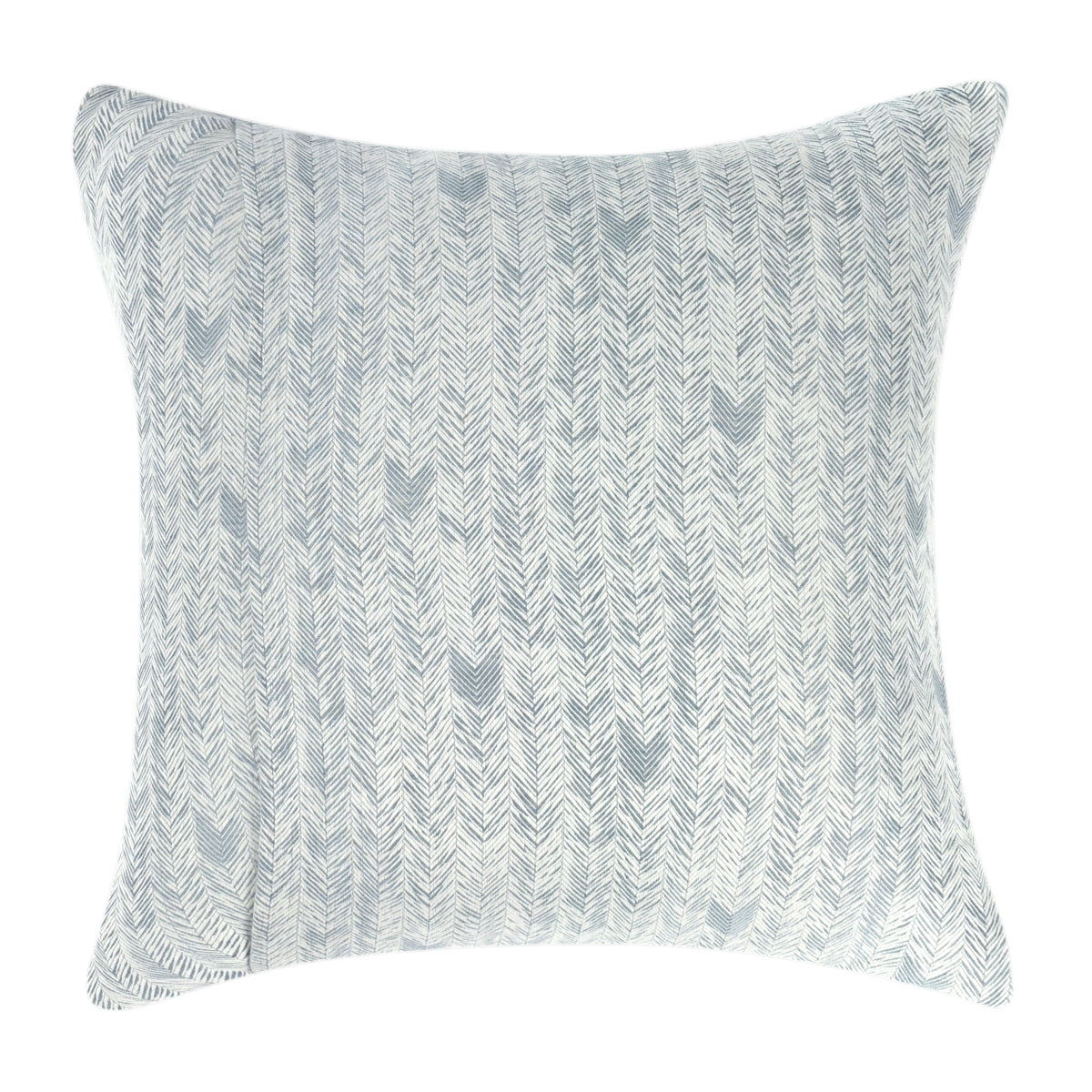 French Herringbone - Comforter Euro Sham - Storm