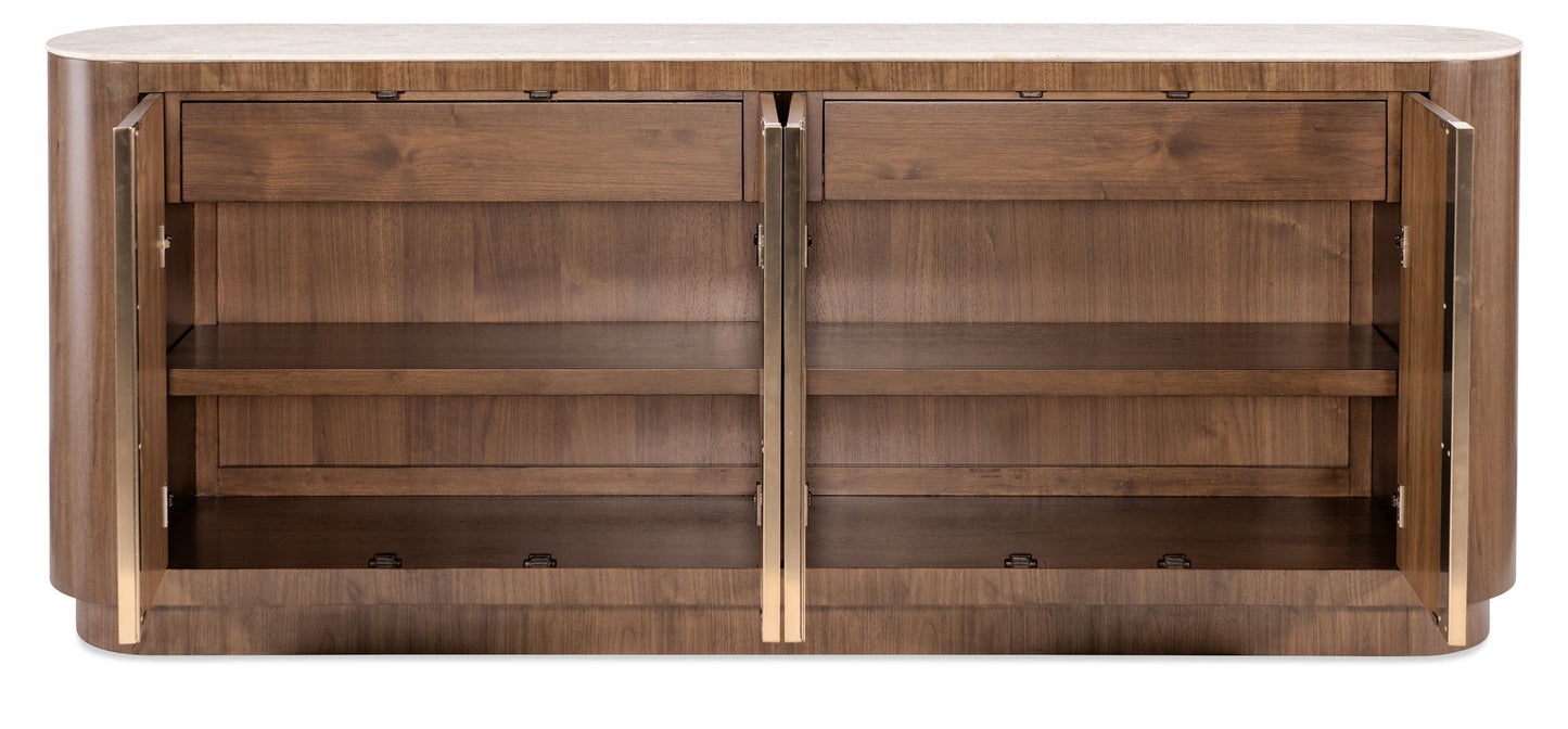 Eleana - Credenza - Medium Wood