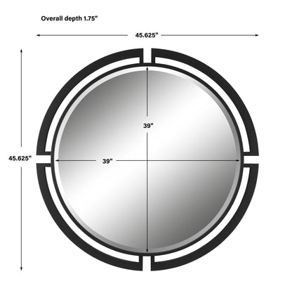 Quadrant - Modern Round Mirror