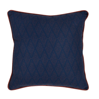 Terranea - Indoor/Outdoor Gulf Pillow - Dark Blue/Red