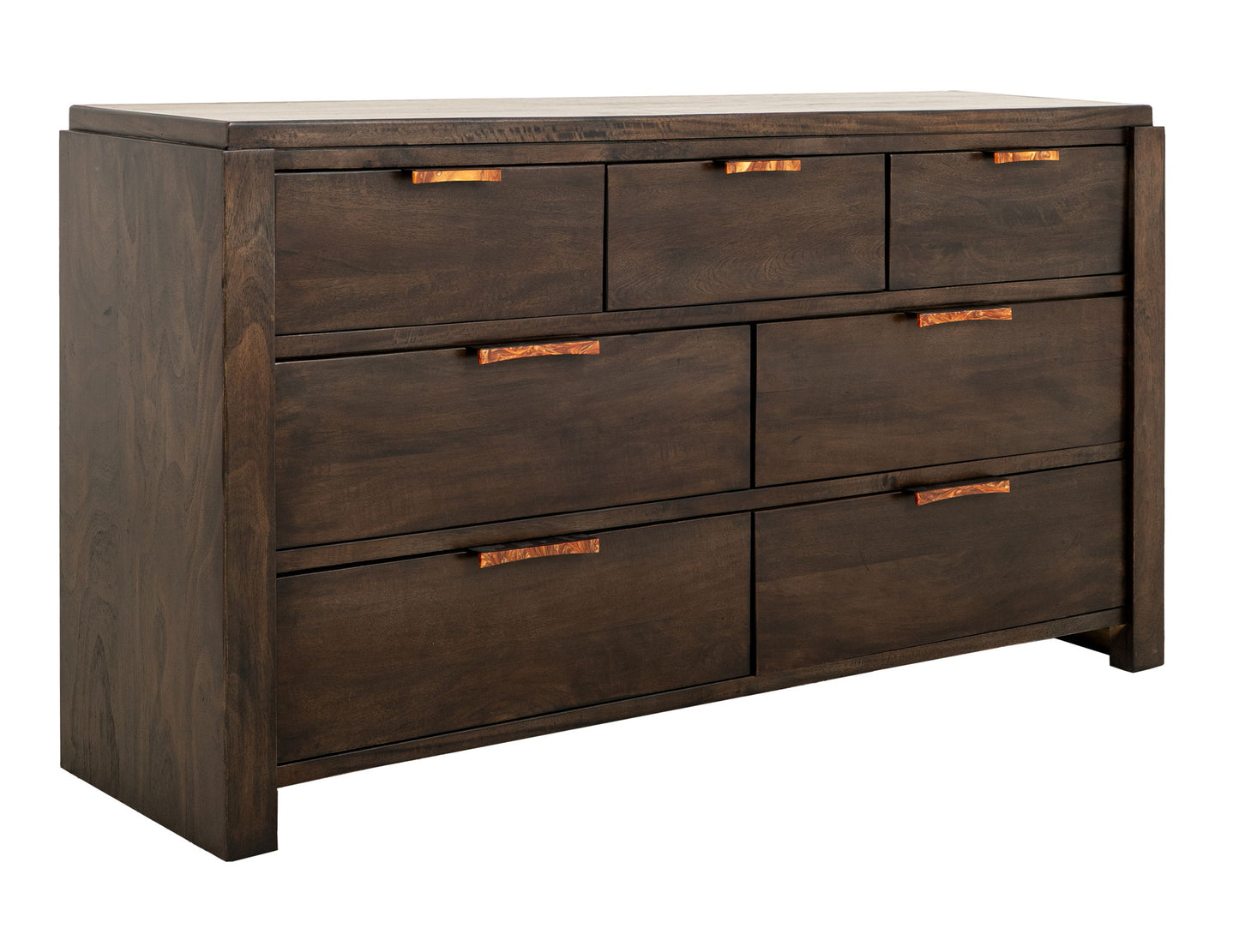 Raramuri - 7 Drawer Dresser - Dark Brown