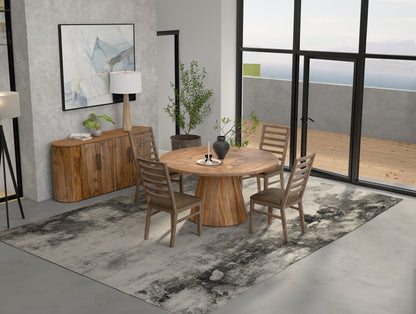 Balam - Round Table Top - Brown