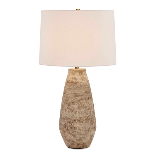 Dunford - Aged Table Lamp - Brown / Gray