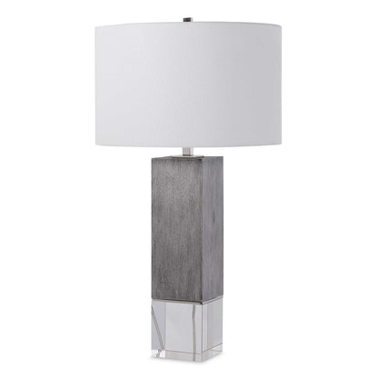Cordata - Modern Lodge Table Lamp - Pearl Silver
