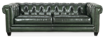 SS - Charleston Tufted Sofa - Dark Green