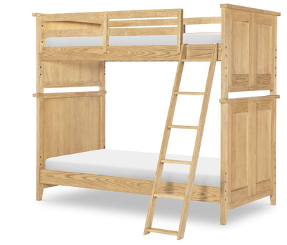 Today's Traditions - Bolting Bunk Rails With Slats - Natural Hickory